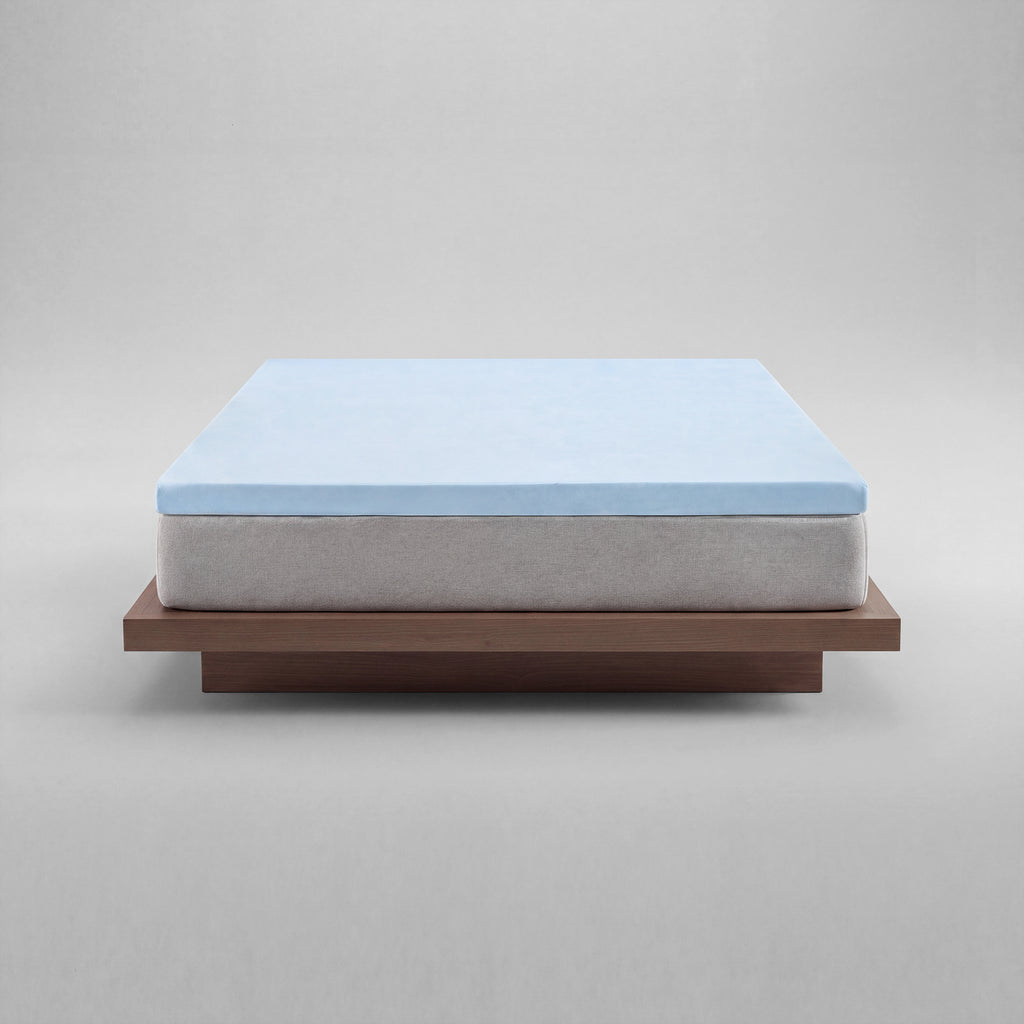 SESSILE Blue COOLING Spine & Back Care Medium Firm Foldable Mattress Topper