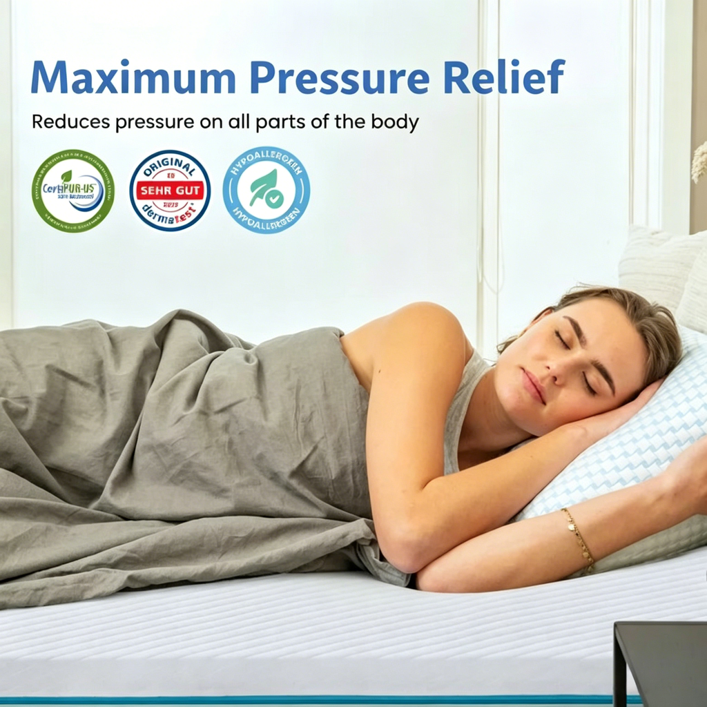SESSILE Cloud-Luxury Topper Deep Pressure Alleviation - 10cm