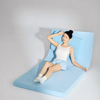 SESSILE Blue COOLING Spine & Back Care Medium Firm Foldable Mattress Topper