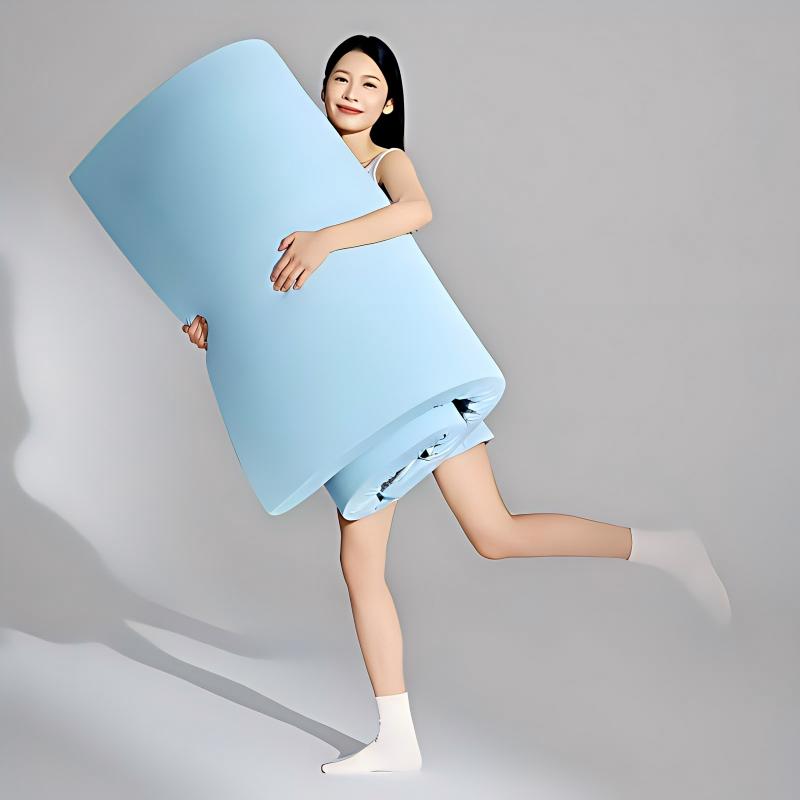 SESSILE Blue COOLING Spine & Back Care Medium Firm Foldable Mattress Topper